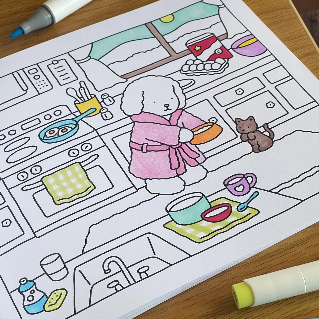 

HJK Bobbie Goods Coloring Book Volume 7 - Free Totebag