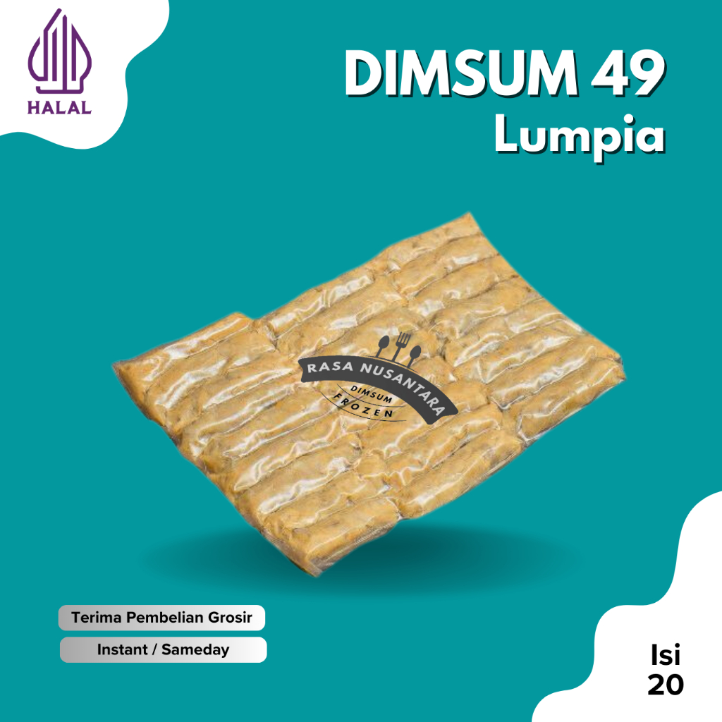 

LUMPIA isi 20 Pcs Frozen Halal Lezat