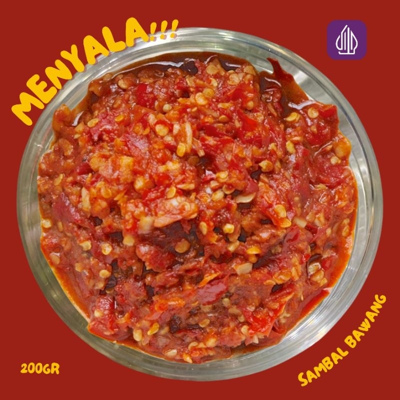 

SAMBAL BAWANG MENYALA (200gr) - Dari Dapur Kecil