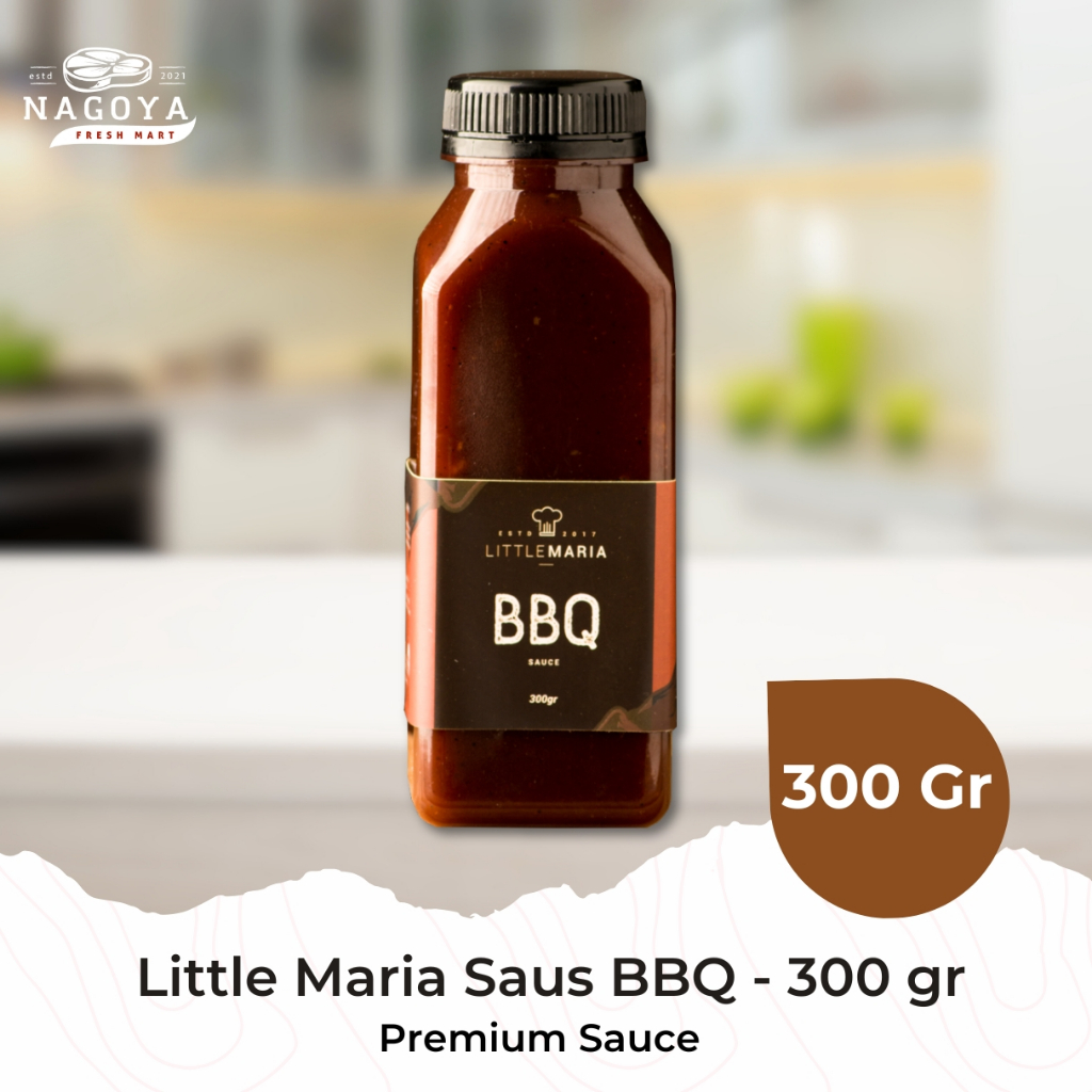 

Little Maria Saus BBQ - 300 Gr Premium | Saus Steak | Pasta