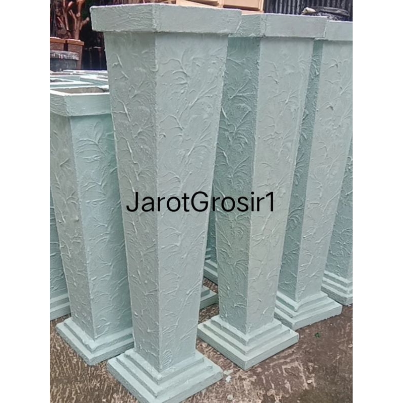 Baru Vas Kayu Tinggi 60Cm Lis Atas // Vas Bunga Aesthetiek // Vas Kayu Minimalis Ruang Tamu // Vas