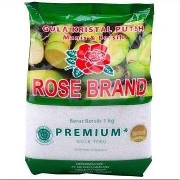 

ROSE BRAND Gula Pasir Kristal Putih Premium 1 kg