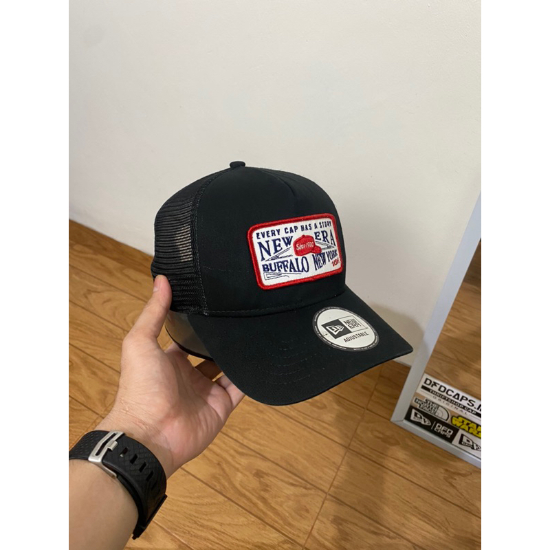 topi new era buffalo jaring original
