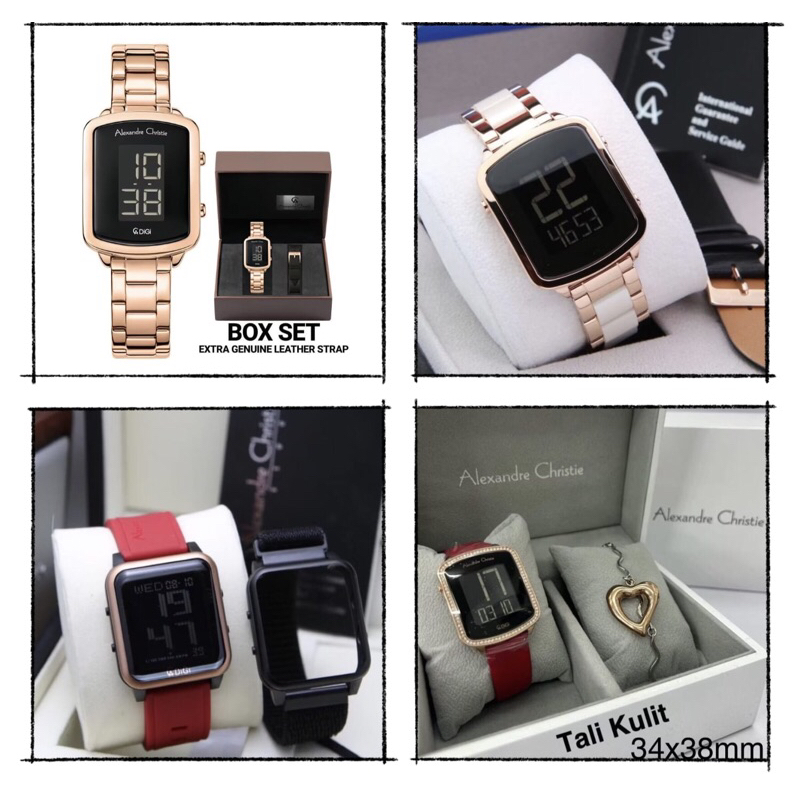 AC 9495 JAM TANGAN WANITA ALEXANDRE CHRISTIE AC 9380 BOXSET / 9381 ORIGINAL AC 9380 9381 9344 9495
