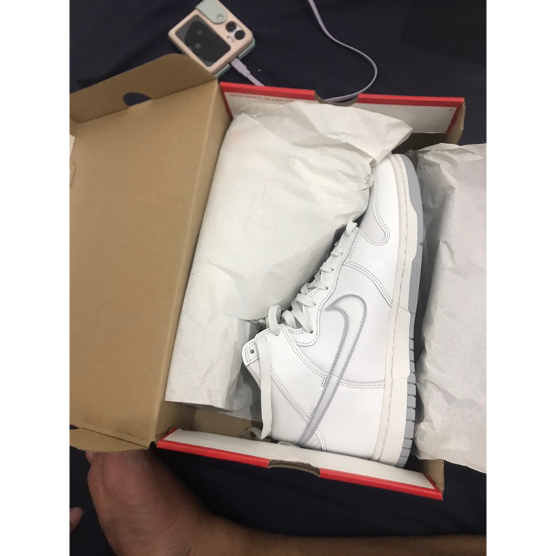 Dunk Retro Hi Pure Platinum Original | NIKE | Sepatu NIKE ORIGINAL | SEPATU NIKE ORIGINAL 100% | SEP