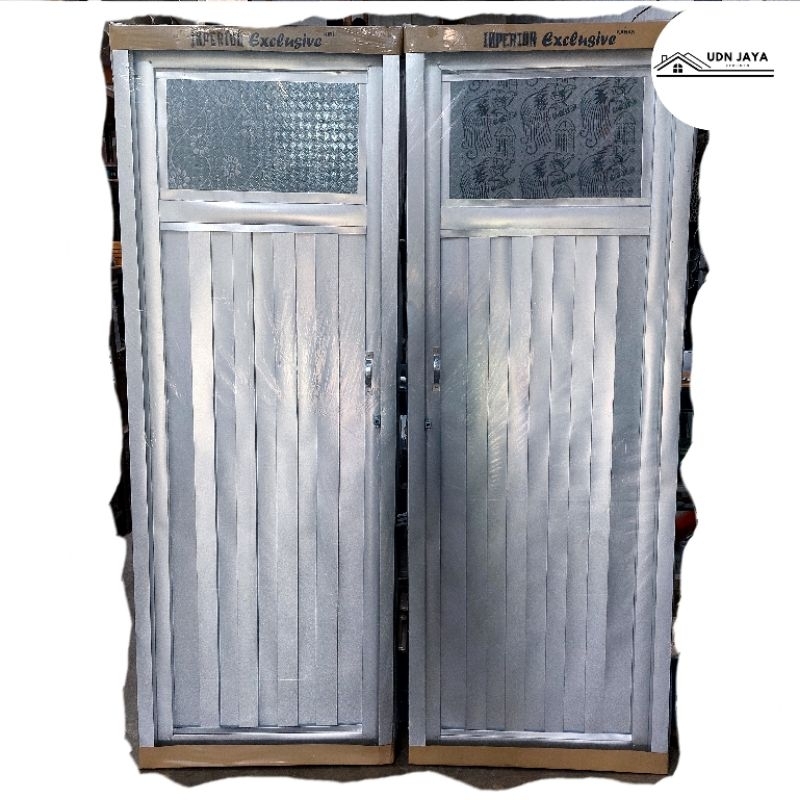 PINTU KAMAR MANDI GALVALUM (HARGA SUDAH TERMASUK PACKING KAYU) TEBAL 0,25 MM MERK IMPERIUM EXCLUSIVE