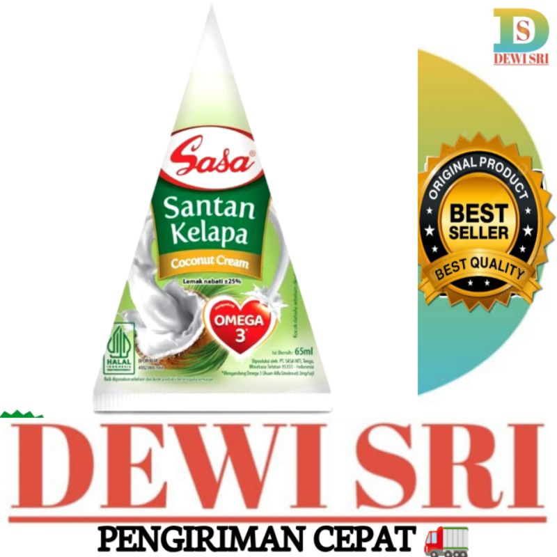 

Santan SASA 65ml Santan Kelapa Cair Mengandung Omega 3
