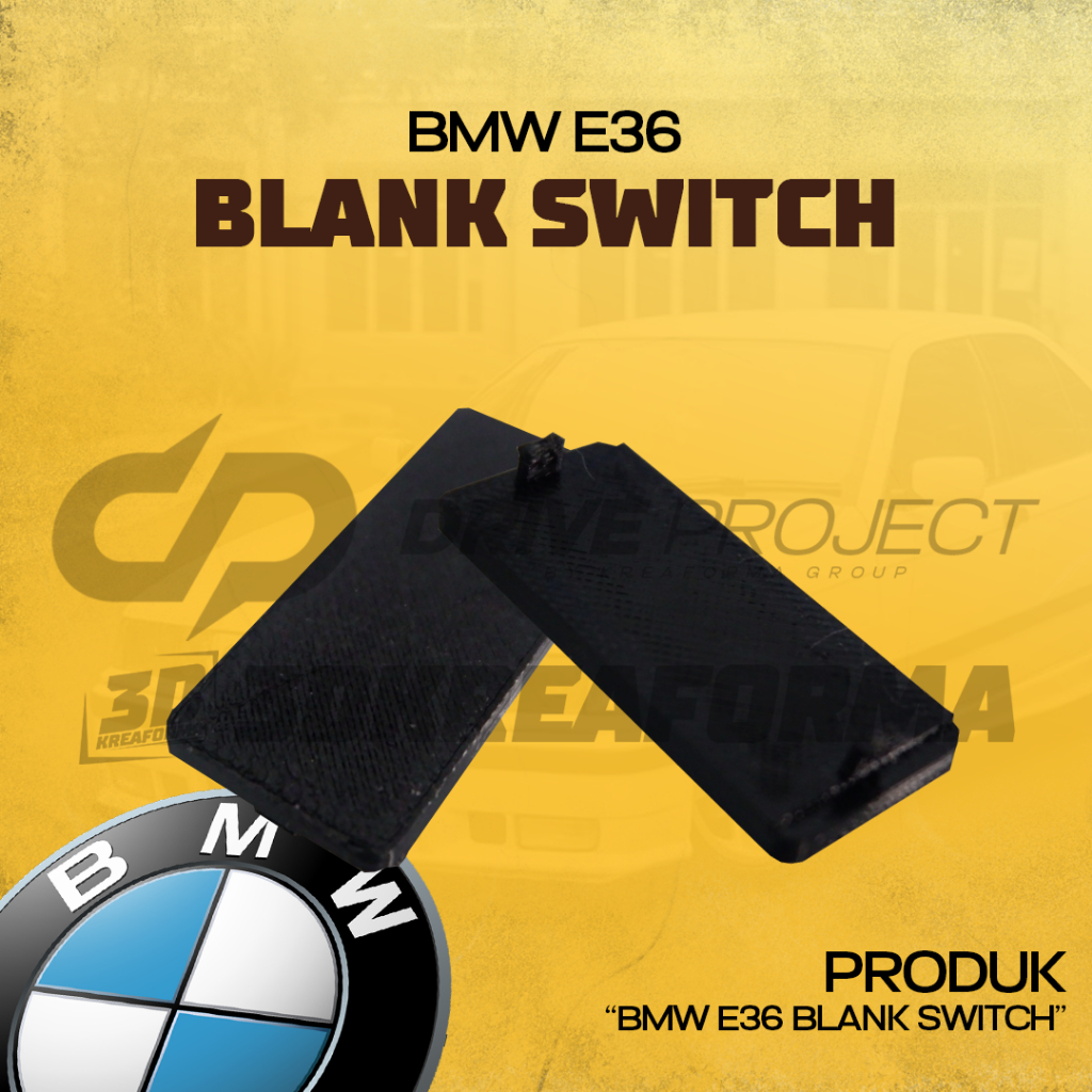 BMW E36 Blank Switch Penutup Tombol Switch