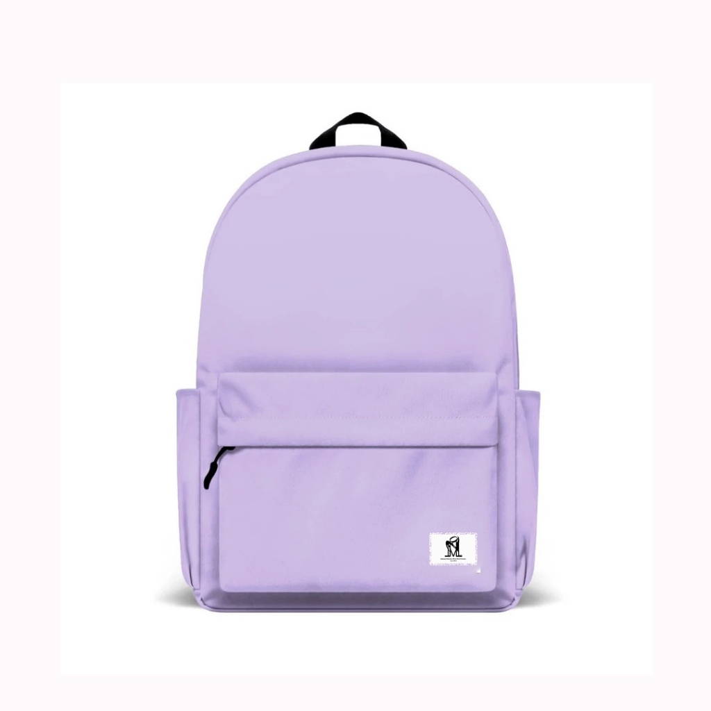 Backpack Tas Ransel Sekolah Laki Laki / Tas Ransel Sekolah Perempuan Hitam Polos