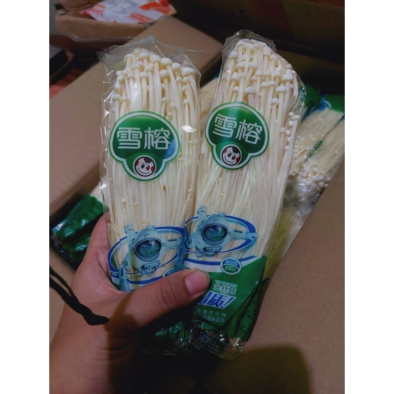 

Jamur Enoki dpt 4 pcs