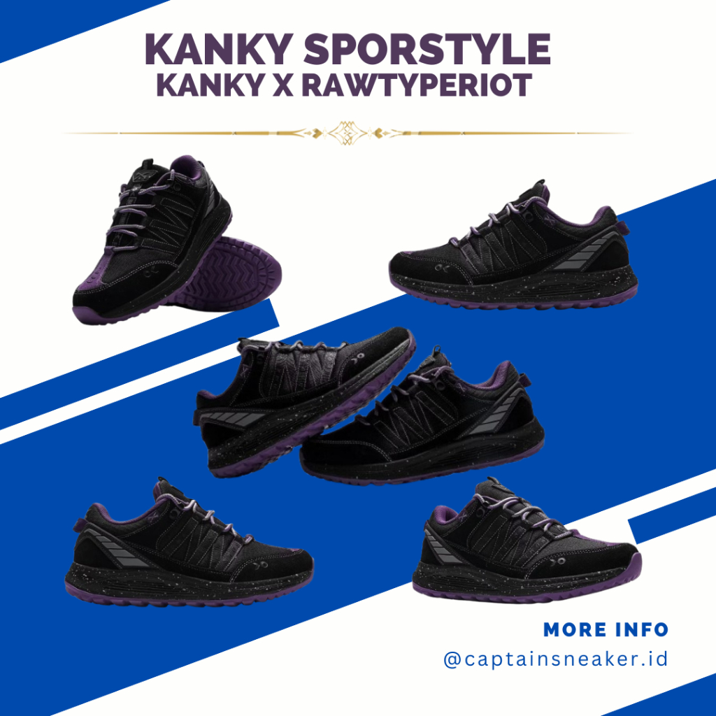 [Ready stock] Sepatu kanky x rawtyperiot 100% original | size 39-46