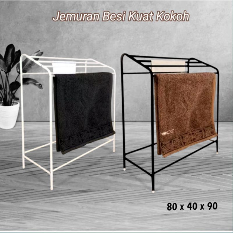 Jemuran Apartemen Handuk Baju Besi Serbaguna Ukuran Jumbo