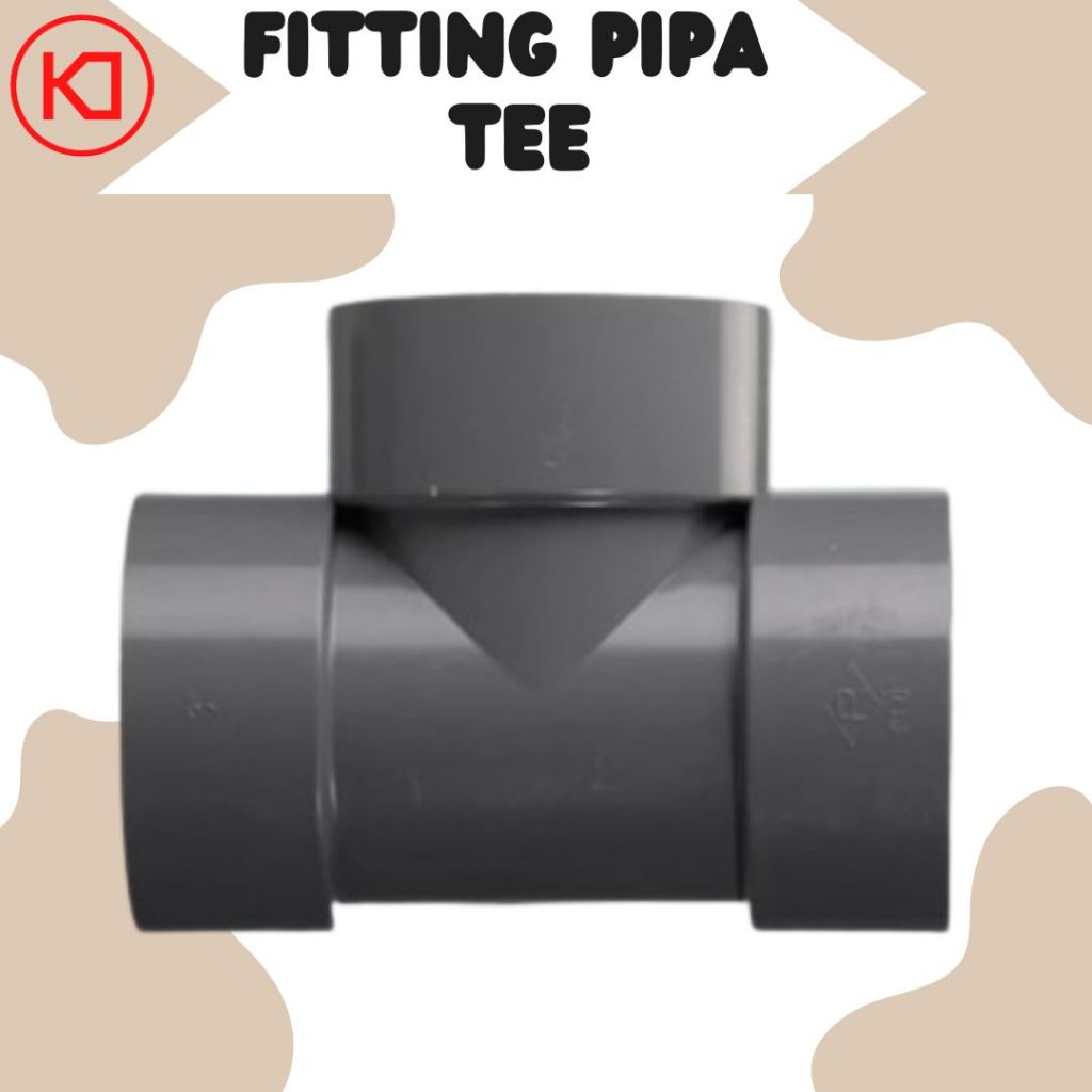 TEE FITTING PIPA/SAMBUNGAN PIPA TEE TRILLIUN/JAYA/LANGGENG