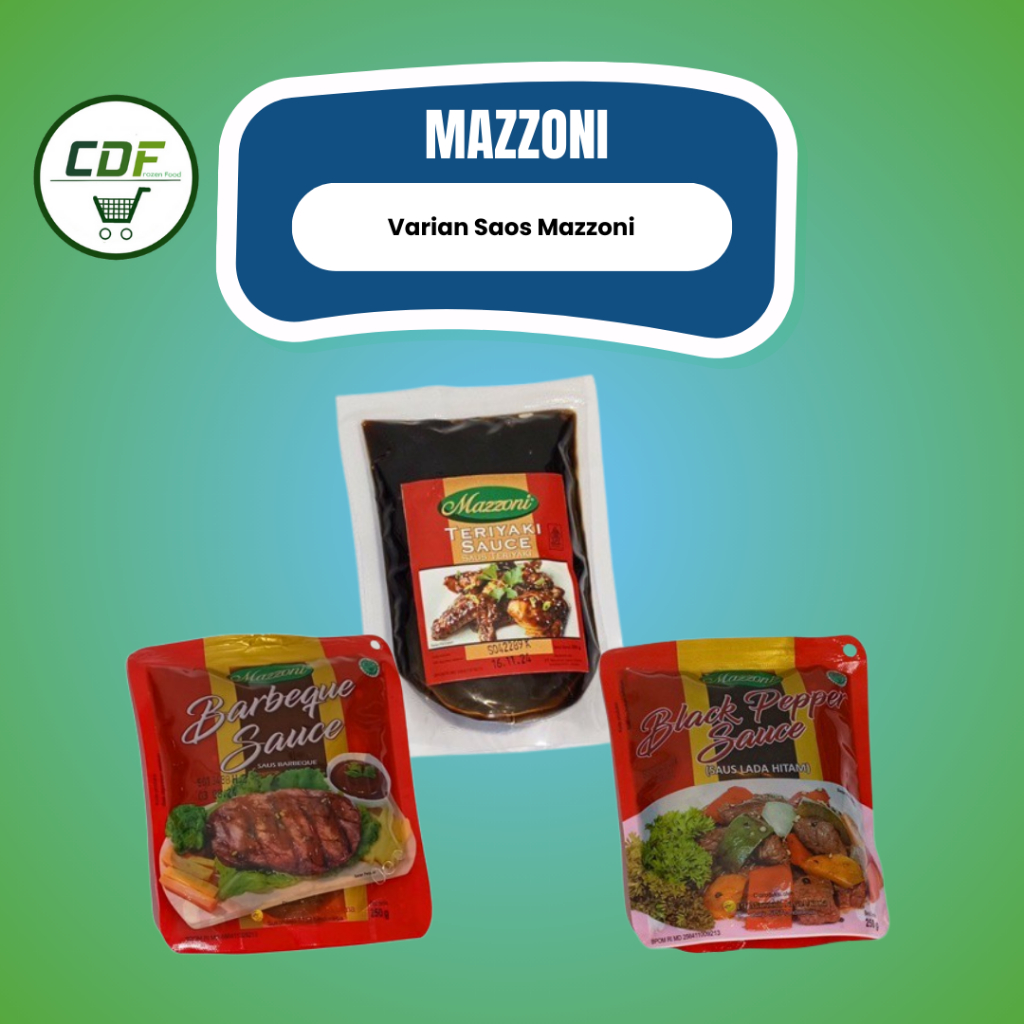 

MAZZONI Saos BBQ & Terlengkap / Saus Barbeque