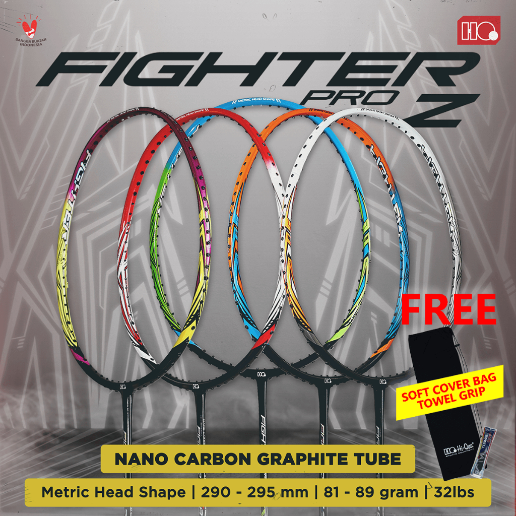 Raket Badminton Hi-Qua Fighter Pro Z