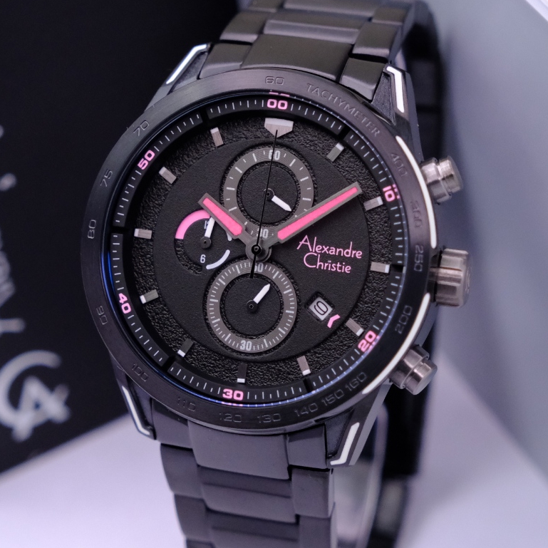 Alexandre Christie Pria Terbaru Original Warna Black Pink - AC6647