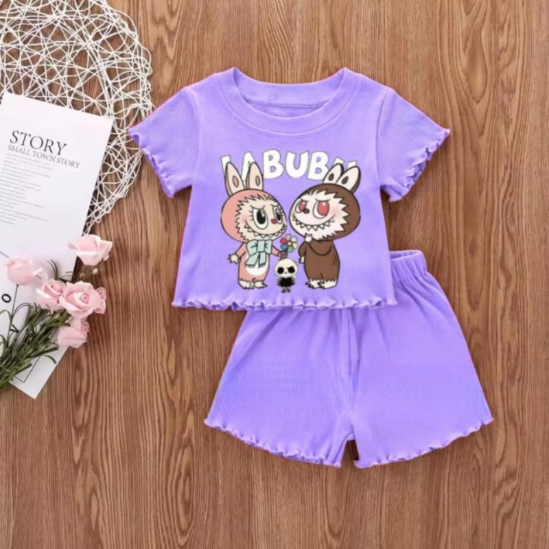 Baju Anak Perempuan Labubu 0-3 Tahun