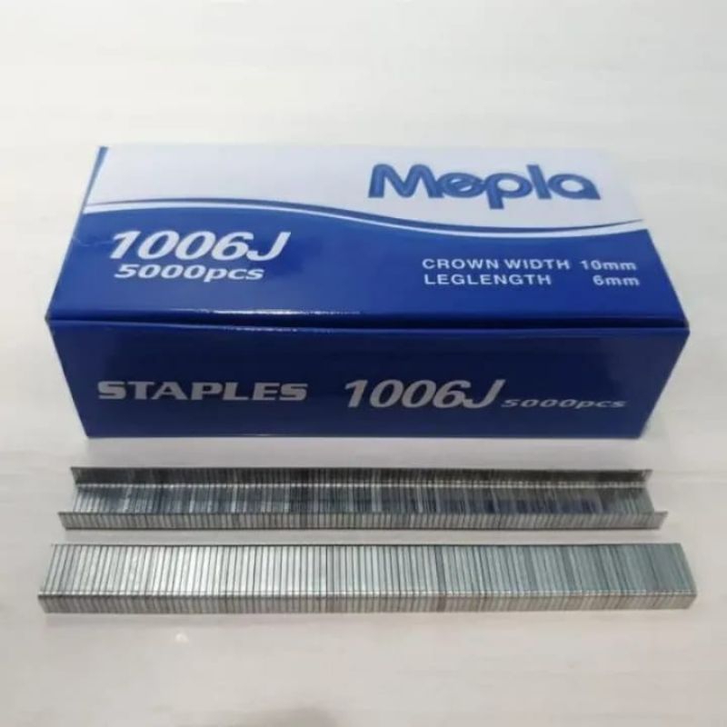 

Isi Staples Tembak Angin 1006J | Mepla | Paku Tembak Angin