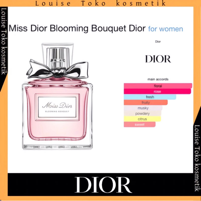[100% Original]  Parfum Wanita Dior 100ML Parfum Miss Dior Blooming Bouquet/Miss Dior Eau de Toilett