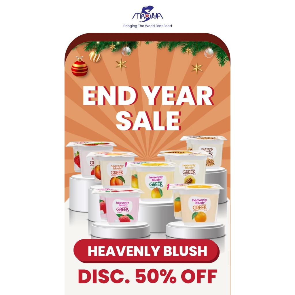

PROMO BUY1GET1 HEAVENLY BLUSH YOGURT GREEK ORANGE CUP 100GR - HNI113