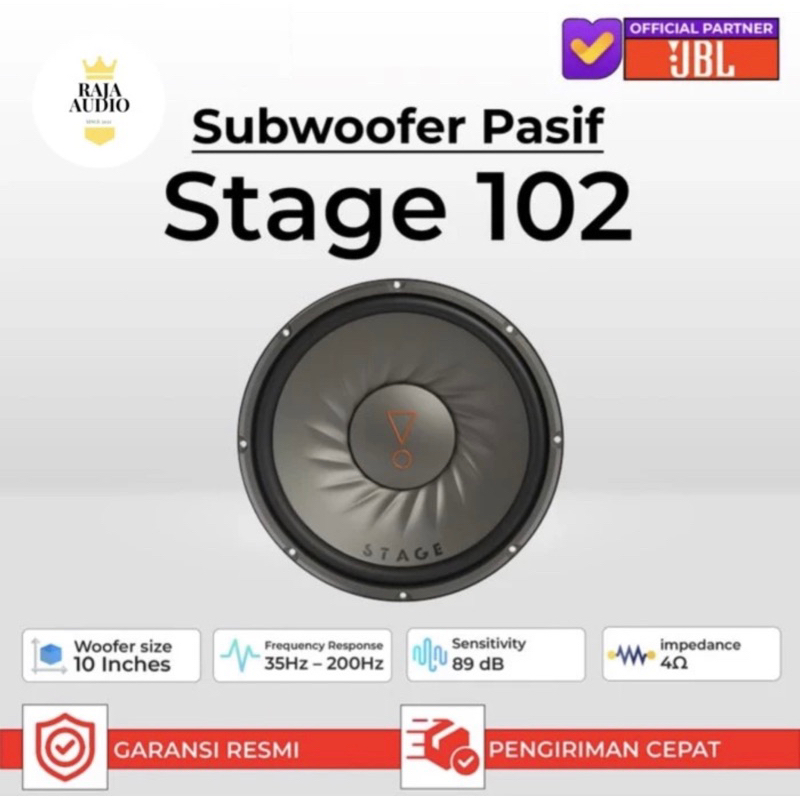 JBL Stage 102 Subwoofer 10 inch