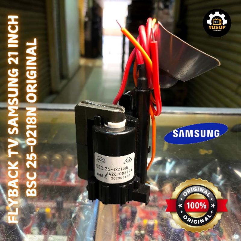 FLYBACK TV TABUNG SAMSUNG 21" SLIM BSC25-0218N ORIGINAL