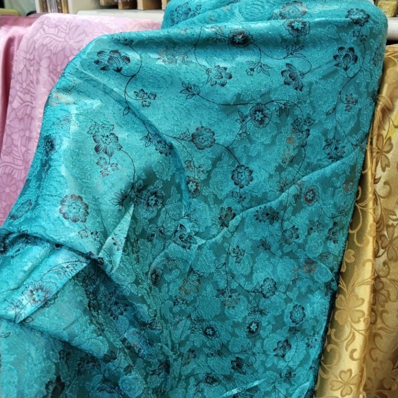 Bahan Kain  Jaguard Embos motif timbul premium