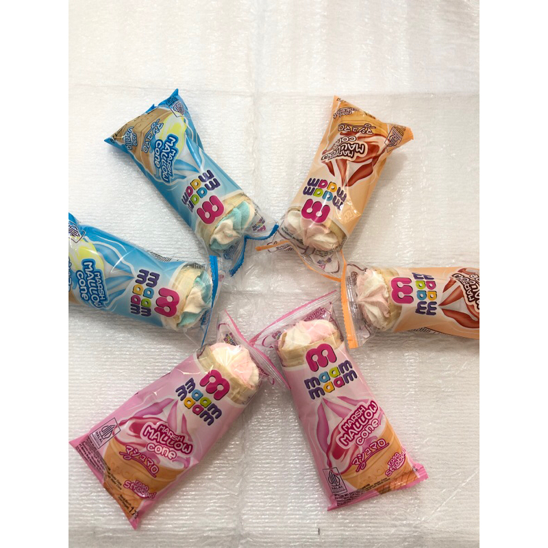 

[MAAM] Marshmallow Cone Rasa Coklat Strawberry Vanilla (isi 12 pcs)