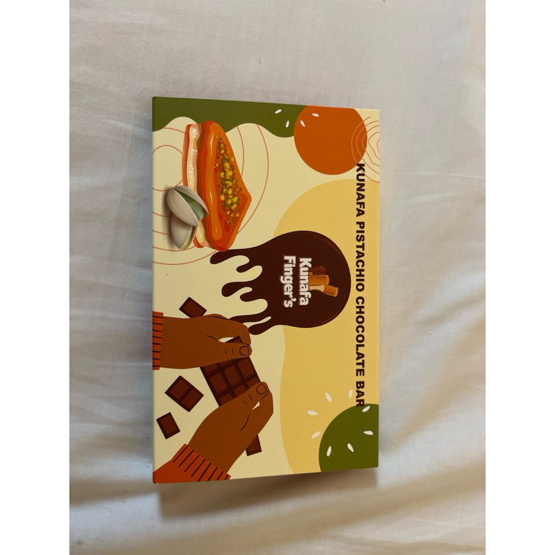 

KUNAFA FINGER’S PISTACHIO CHOCOLATE BAR