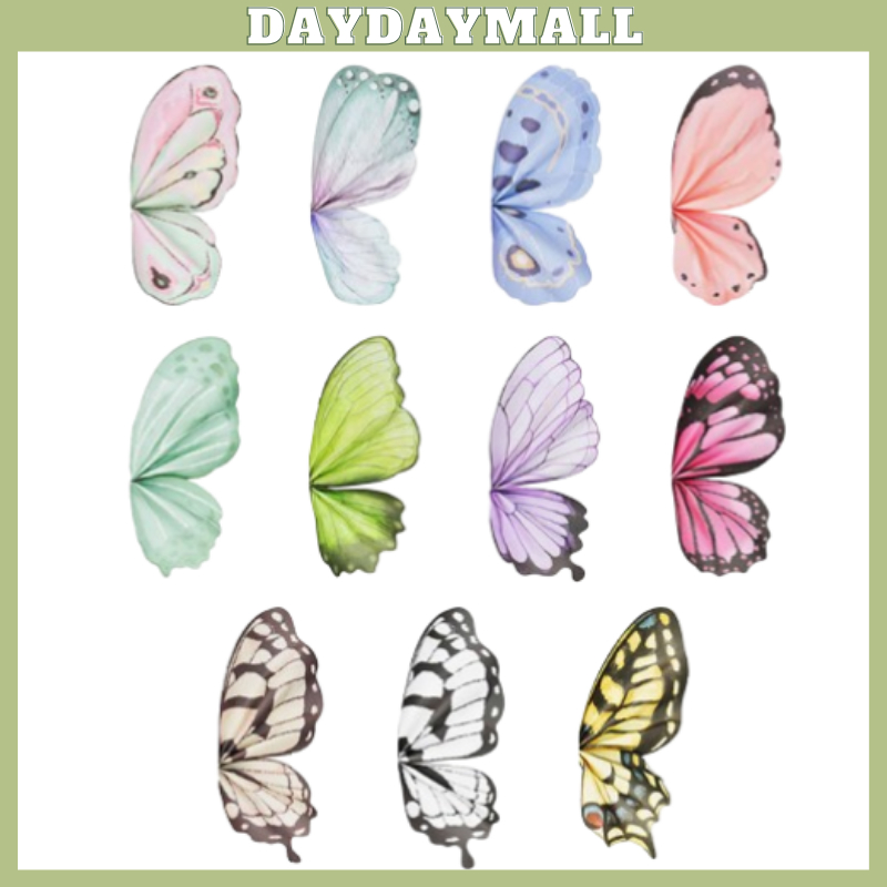 

10 SET / 20 LEMBAR Kertas Buket Sayap Kupu-kupu Butterfly Wings KB56