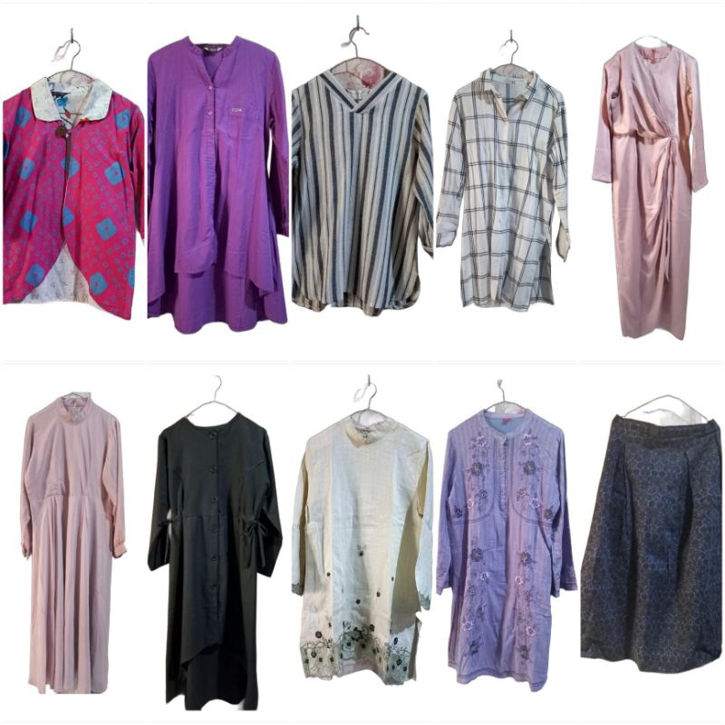 SALE Preloved Baju Wanita Rompi Batik