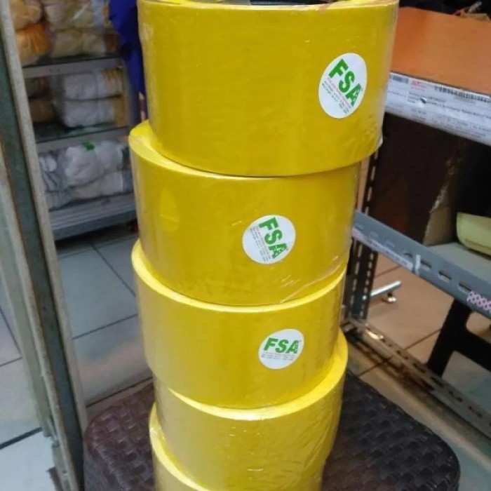 GARIS PROYEK / POLICE LINE TAPE KU/police lineNING POLOS 3" X 500 METER/Police line
