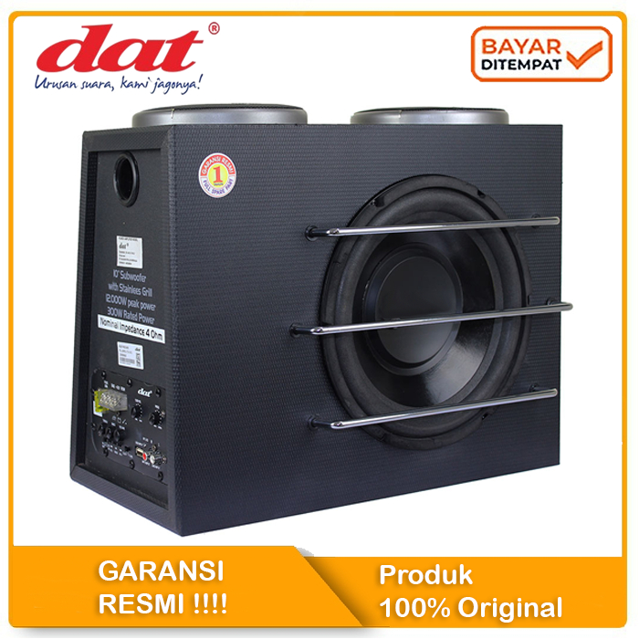 Speaker DAT CS-10 Subwoofer Aktif DAT CS-10 Inch Soundbank Suara Bass Empuk