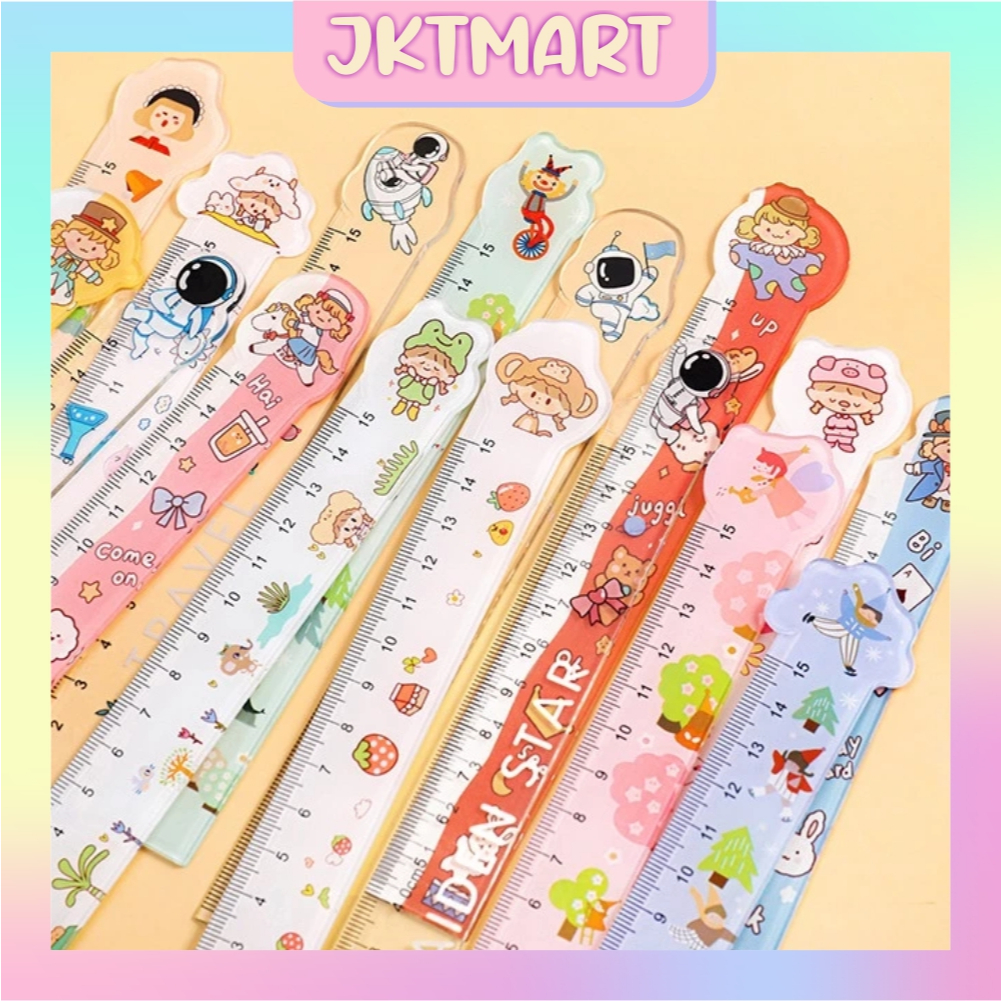 

⭐ JKTMART ⭐ Penggaris Premium Panjang 15 cm Melody Kuromi Pom Pom Purin Unik Lucu Imut Termurah S143