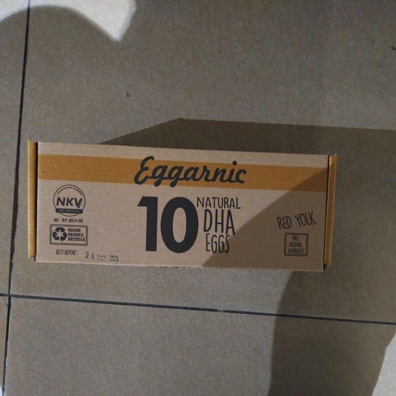 

eggarnic telur ayam negeri isi 10 butir natural dha eggs