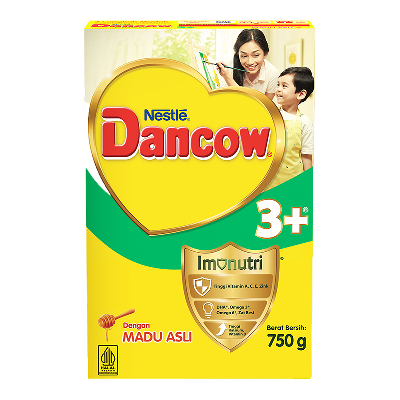 

Nestle Dancow 3+ Imunutri Susu Bubuk Pertumbuhan Anak 3-5 tahun Madu 750 g