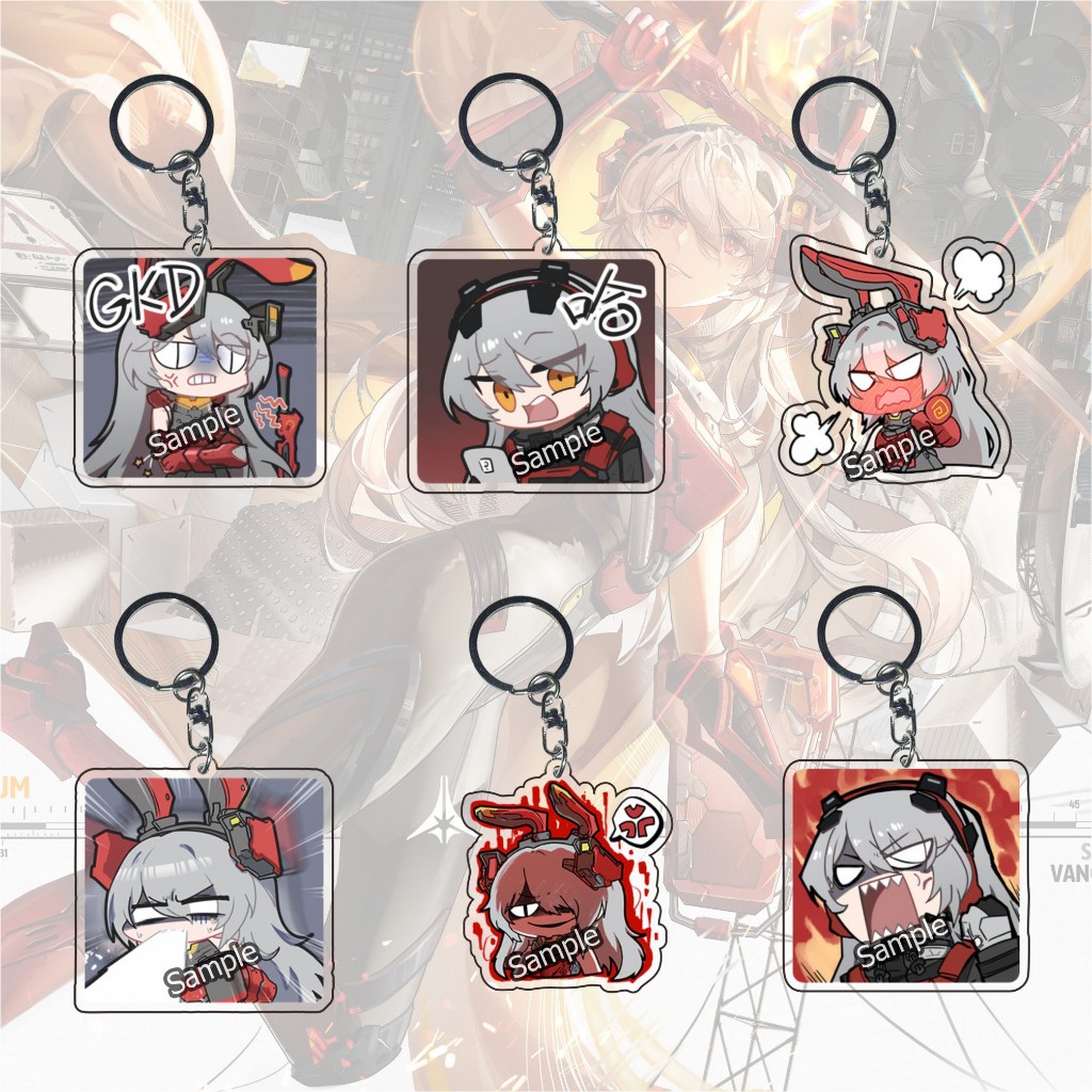 Gantungan Kunci Girls Frontline Exilium Krolik ALL - Key Chain - Souvenir - Anime - Ganci - Ganci An