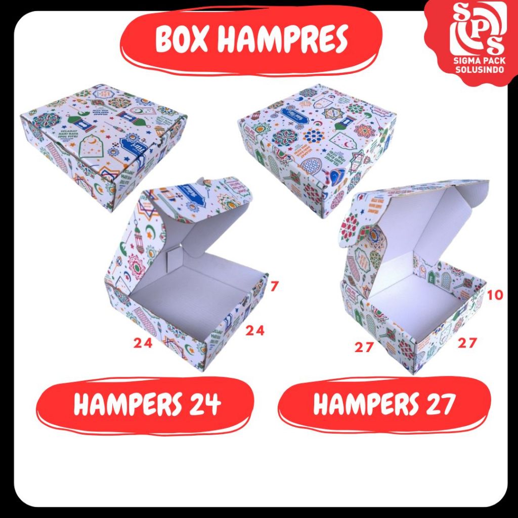 

Box Hampers 27x27x10 LS / 24x24x7 LD Hoodie Idul Fitri/Print/Polos / custom / Hampers / hoodie / mukena / hijab/brownis Polos/Motif / Ied Mubarak/ Bingkisan Lebaran Idul Fitri