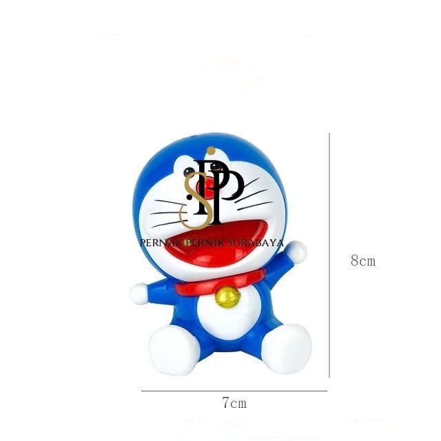 [DORAEMON DUDUK] MINIATUR KUE TART DORAEMON DUDUK BESAR 8CM X 7CM HIASAN KUE TART DEKORASI KUE CAKE 