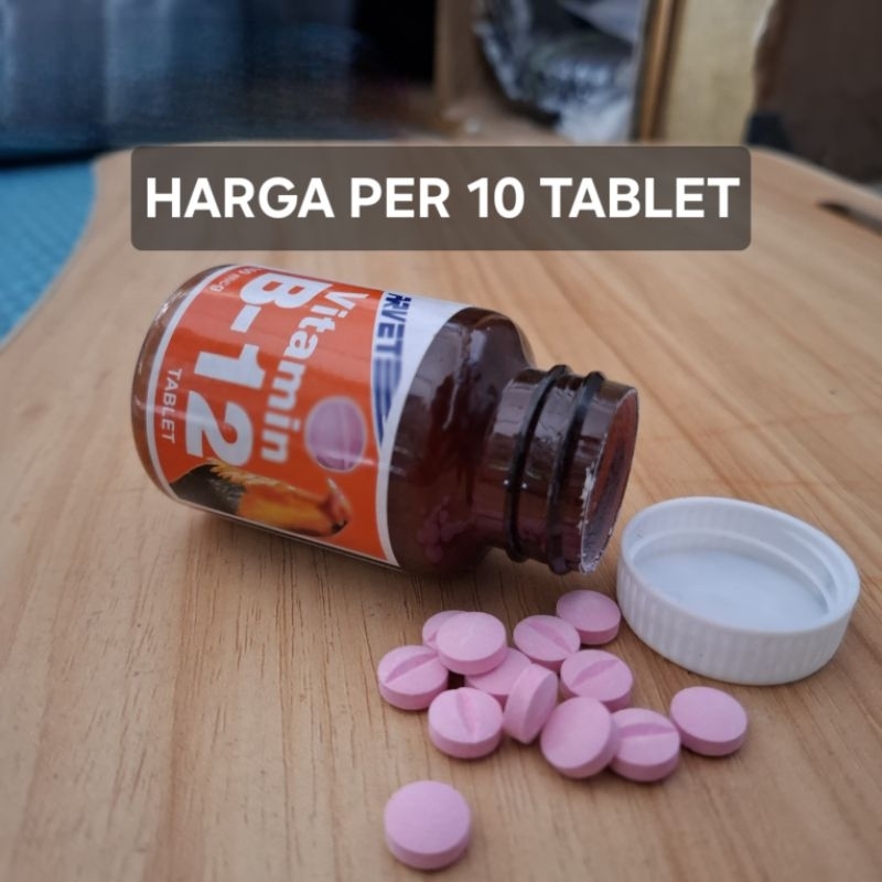 VITAMIN B12 B 12 Ayam Pucat Sakit Kuning Memerahkan Ayam Kurang Darah Penambah Darah Ayam