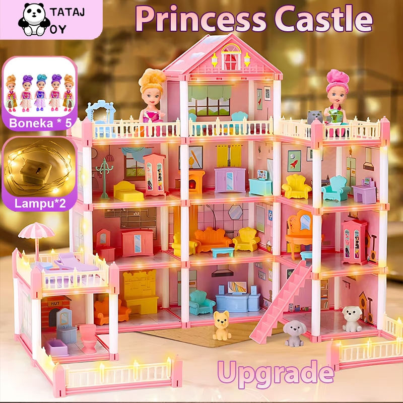 Tatajoy Mainan Play House 15 House Rumah Rumahan Anak Perempuan Mainan Rumah Rumahan Mainan Anak