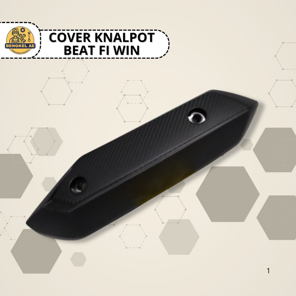 Cover Knalpot Beat Fi || Cover Penutup Knalpot Tutup Knalpot Motor Honda Beat Fi Merk Win