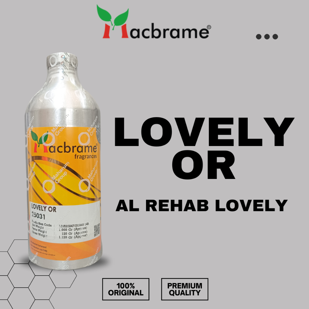 BIBIT PARFUM LOVELY OR 1KG MACBRAME ALREHAB