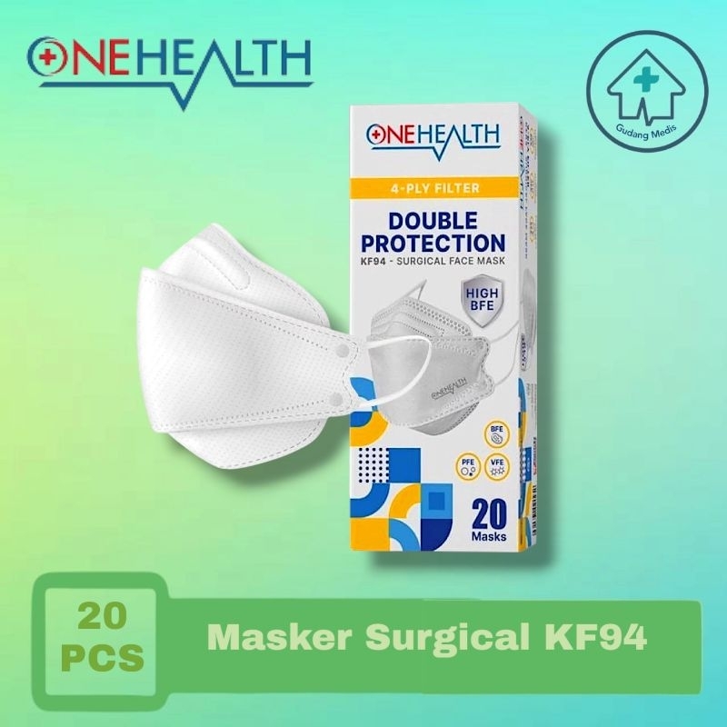 Masker KF94 OneHealth Surgical Face Mask  Masker  4Play KF 94 OneHealt