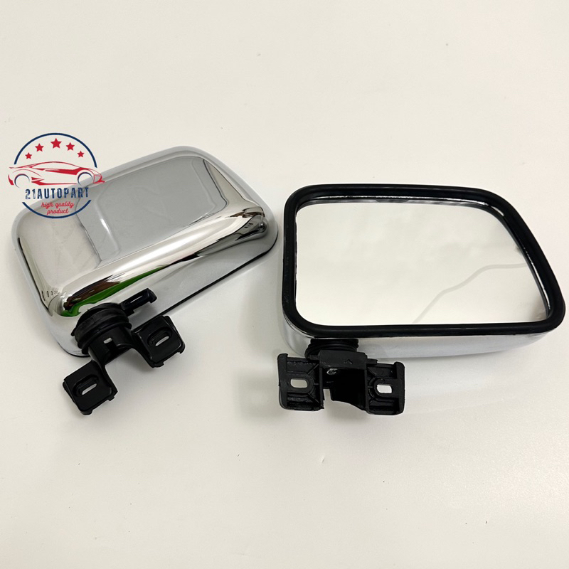 Spion Mobil Panther Kotak / Kijang Super / Kijang Grand / Jantan Chrome Model Kecil HARGA SUDAH SET