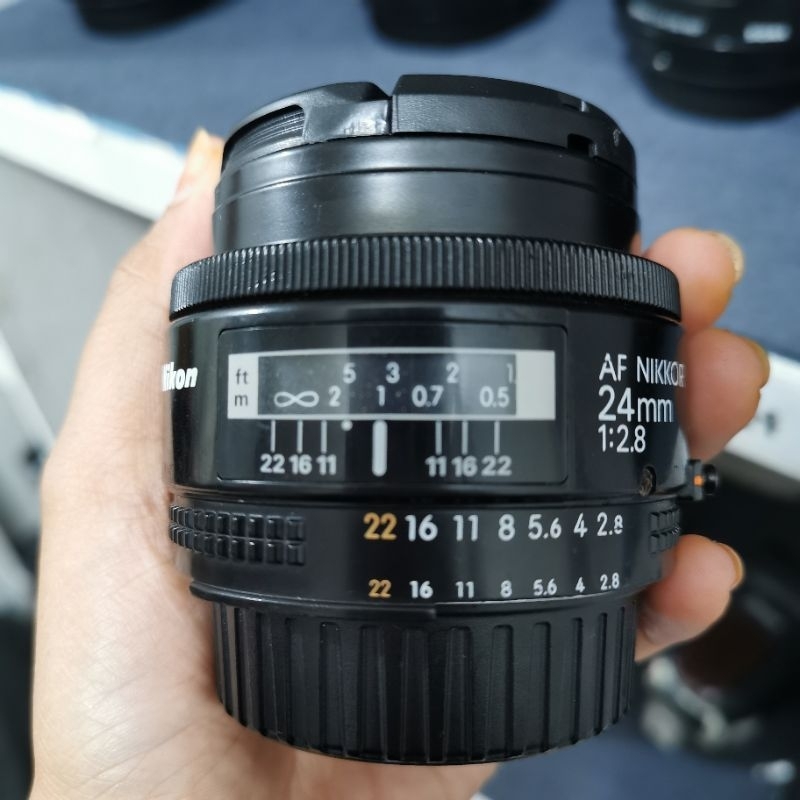 Lensa Nikon Nikkor 24mm F2.8 AFD Fullset No Box