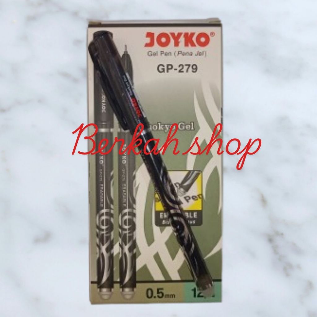 

JOYKO SHOKYO GEL PEN GP-279 Isi 12 Pcs ( Bisa Dihapus )