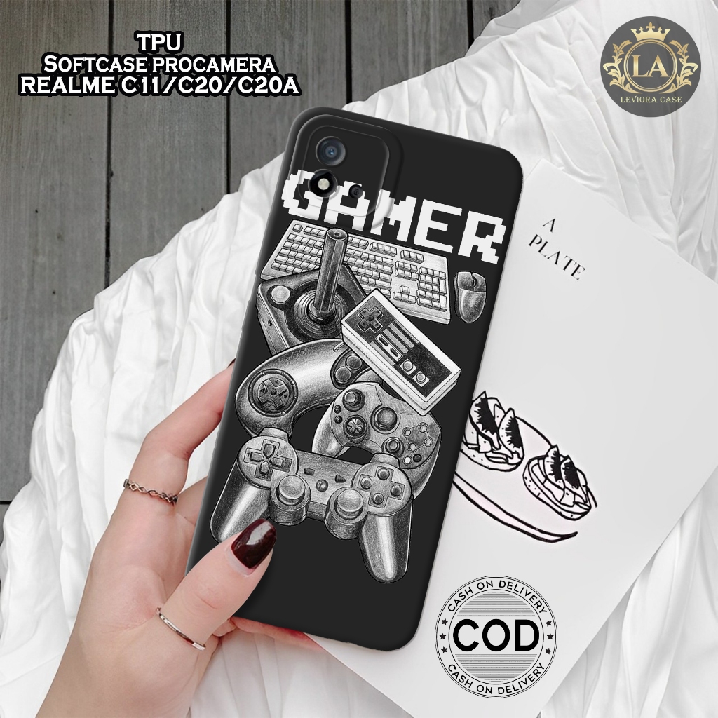 Case Realme C11/C20/C20A 2021 - Leviora Case - Fashion Case Game - Softcase Realme C11/C20/C20A - Ca