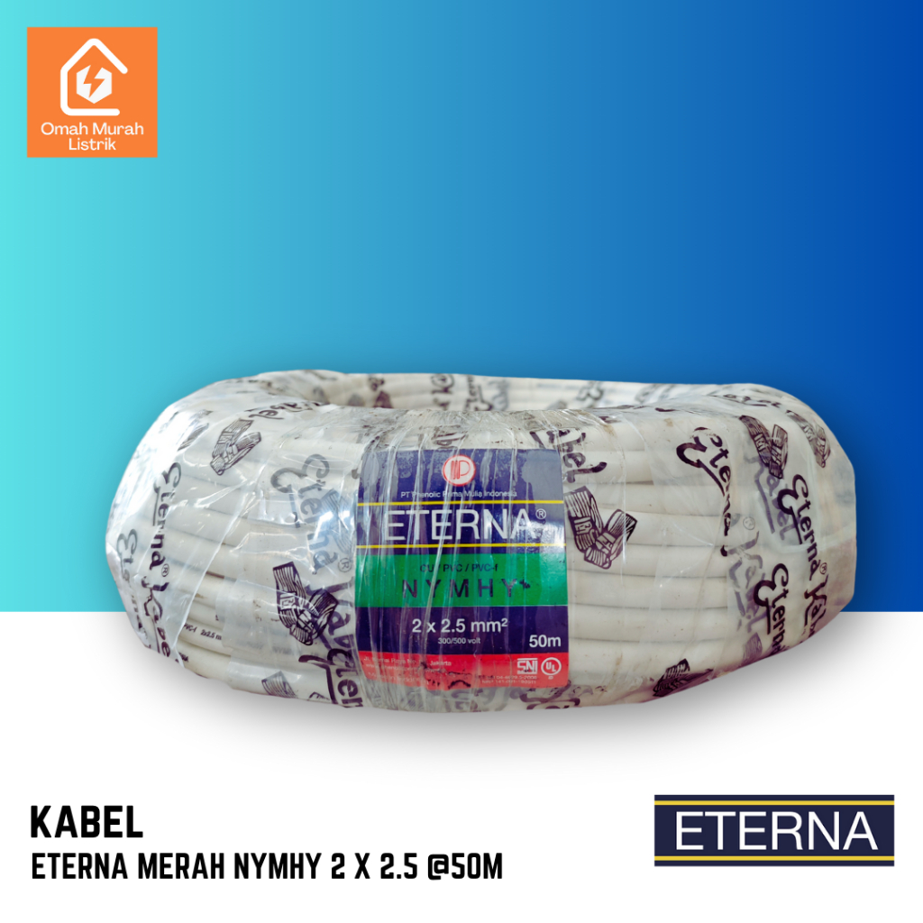 KABEL ETERNA NYMHY 2 X 2.5 @50M