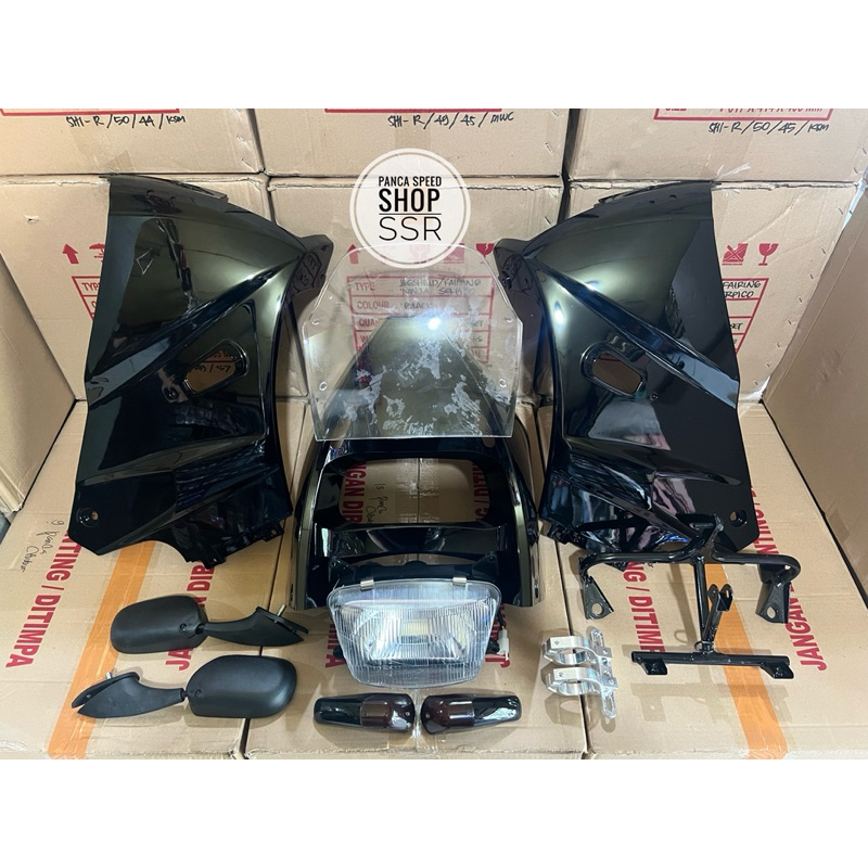 FERING/ FAIRING NINJA SSR PLASTIK BAHAN ABS FULL SET 9 BAGIAN